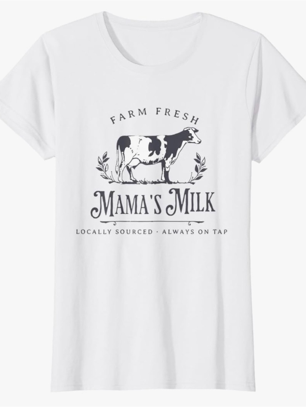 Mama's Milk Graphic Tee - Tan - medium - NWT